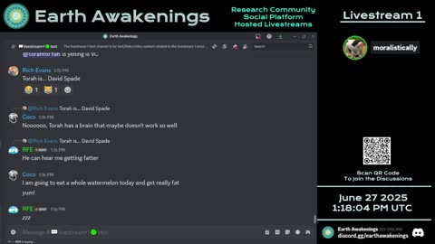 Earth Awakenings - Livestream 1 - #3259 - Live on Rumble/Youtube/X-Twitter/Twitch