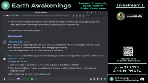 Earth Awakenings - Livestream 1 - #3259 - Live on Rumble/Youtube/X-Twitter/Twitch