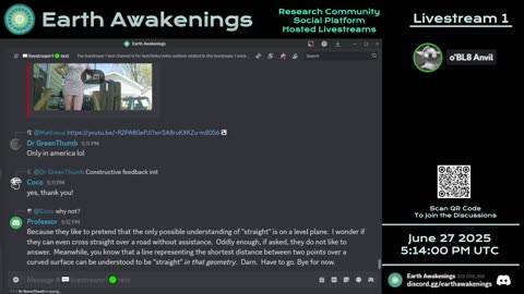 Earth Awakenings - Livestream 1 - #3259 - Live on Rumble/Youtube/X-Twitter/Twitch
