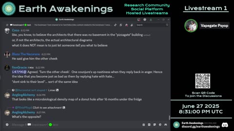 Earth Awakenings - Livestream 1 - #3259 - Live on Rumble/Youtube/X-Twitter/Twitch