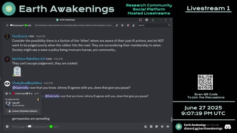 Earth Awakenings - Livestream 1 - #3259 - Live on Rumble/Youtube/X-Twitter/Twitch
