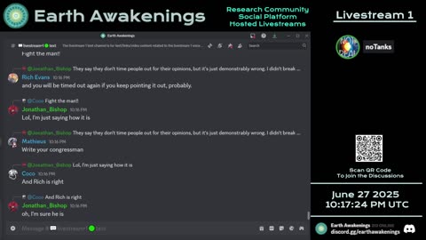 Earth Awakenings - Livestream 1 - #3259 - Live on Rumble/Youtube/X-Twitter/Twitch