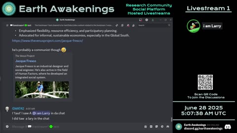 Earth Awakenings - Livestream 1 - #3259 - Live on Rumble/Youtube/X-Twitter/Twitch