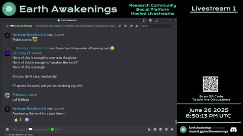 Earth Awakenings - Livestream 1 - #3255 - Live on Rumble/Youtube/X-Twitter/Twitch