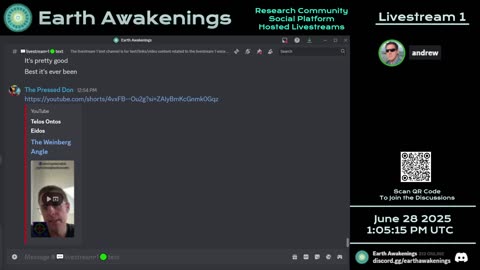 Earth Awakenings - Livestream 1 - #3259 - Live on Rumble/Youtube/X-Twitter/Twitch