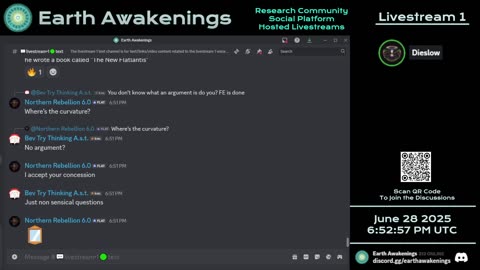 Earth Awakenings - Livestream 1 - #3261 - Live on Rumble/Youtube/X-Twitter/Twitch