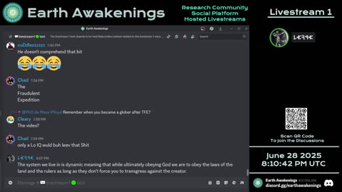 Earth Awakenings - Livestream 1 - #3261 - Live on Rumble/Youtube/X-Twitter/Twitch