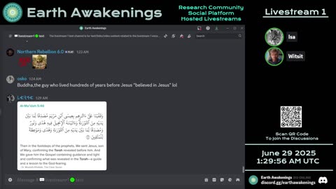 Earth Awakenings - Livestream 1 - #3261 - Live on Rumble/Youtube/X-Twitter/Twitch