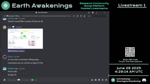 Earth Awakenings - Livestream 1 - #3261 - Live on Rumble/Youtube/X-Twitter/Twitch