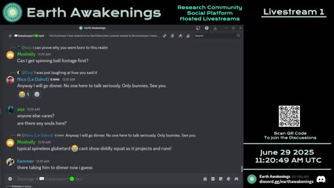 Earth Awakenings - Livestream 1 - #3261 - Live on Rumble/Youtube/X-Twitter/Twitch