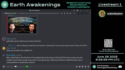 Earth Awakenings - Livestream 1 - #3255 - Live on Rumble/Youtube/X-Twitter/Twitch