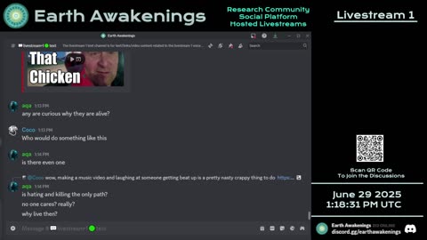 Earth Awakenings - Livestream 1 - #3261 - Live on Rumble/Youtube/X-Twitter/Twitch