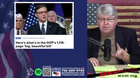 LIVESTREAM - Tuesday May 20, 2025 - 8:00am ET - Voice of Rural America with BKP