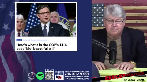 LIVESTREAM - Tuesday May 20, 2025 - 8:00am ET - Voice of Rural America with BKP