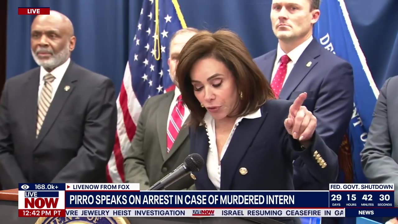 Arrest made after congressional intern murdered