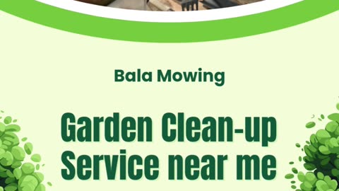 Garden clean up service near me