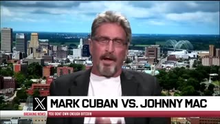 John McAfee vs Mark Cuban about Bitcoin