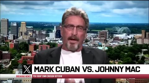 John McAfee vs Mark Cuban about Bitcoin