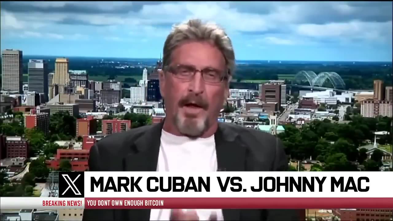 John McAfee vs Mark Cuban about Bitcoin