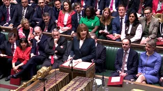 UK finance minister 'rebuilding economy' in annual budget speech