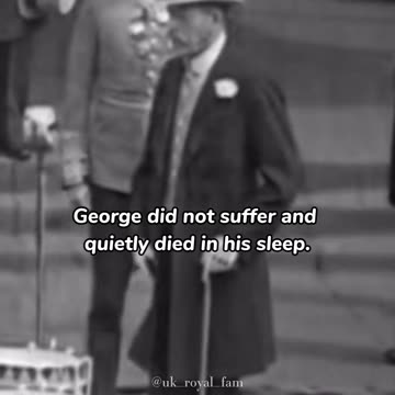 The mysterious death of King George V #royal