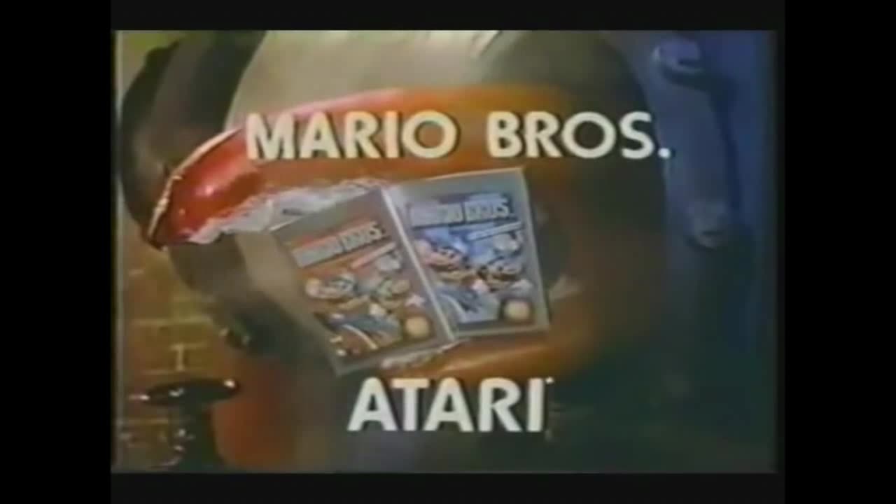 Super Mario Brothers Ad - Atari - 80's