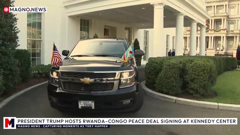 🇺🇸 President Donald Trump Hosts 🇷🇼🤝🇨🇬 Rwanda–Congo Peace Deal Signing at The Kennedy Center [LIVE]