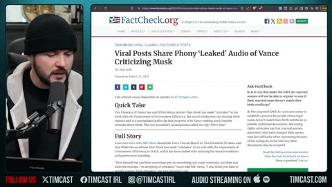 JD Vance LEAK WAS A HOAX, Fact Checkers Confirm Story Was A BIG LIE