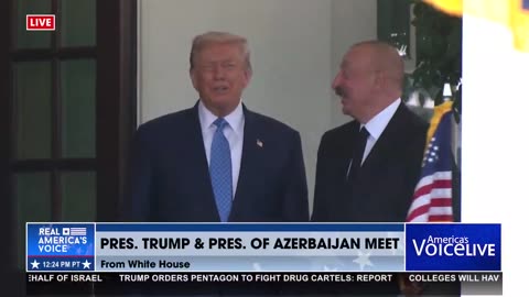 POTUS GREETS PRES. OF AZERBAIJAN AT WHITE HOUSE