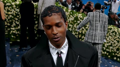 A$AP Rocky confirms Rihanna is pregnant at the Met Gala