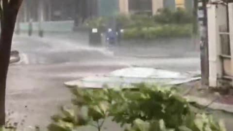 The Powerful Typhoon Kalmaegi Makes Landfall In Quy Nhơn, Vietnam, 11/06/2025