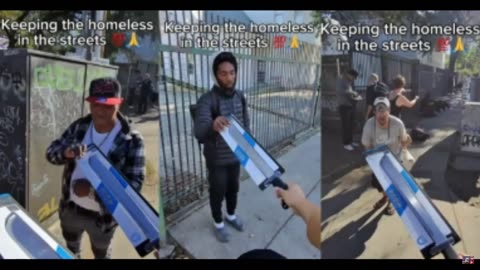 Man Hands Out Machetes to the Homeless