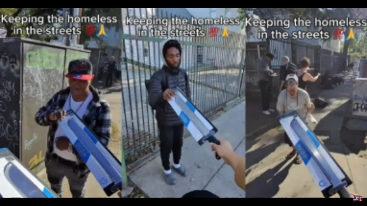 Man Hands Out Machetes to the Homeless
