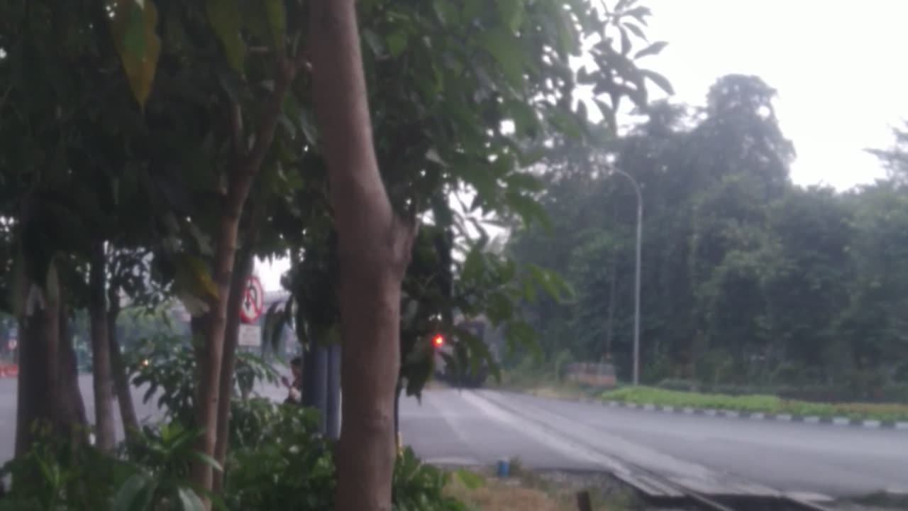 Rail crossing road |