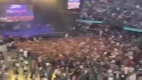 Disturbios en el Movistar Arena