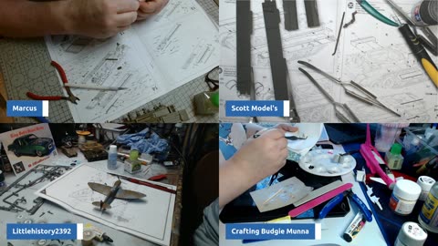 2 Aussies, a Pom, a Jock, a Taffy and a Swede! Makers Mojo! #Hobby #airfix #Tamiya