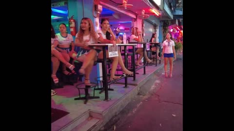Thai nightlife with pretty girls and freelancers. #58