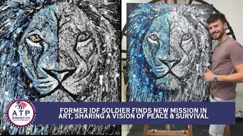FORMER IDF SOLDIER FINDS NEW MISSION IN ART, SHARING A VISION OF PEACE AND SURVIVAL
