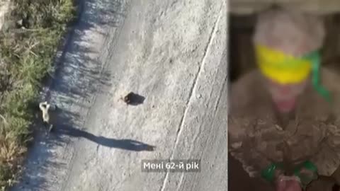 61 Year Old Russian Soldier Surrenders to Ukrainian Drone
