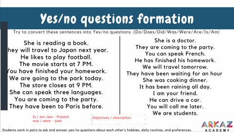 Question formation