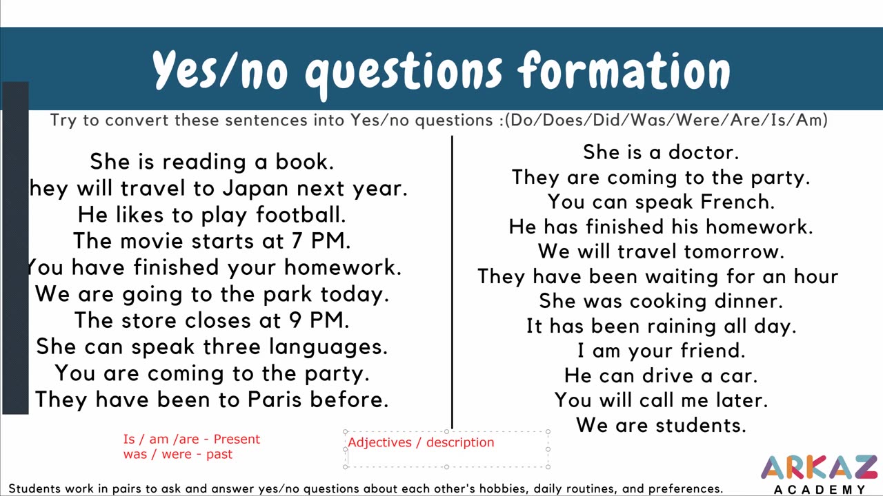 Question formation