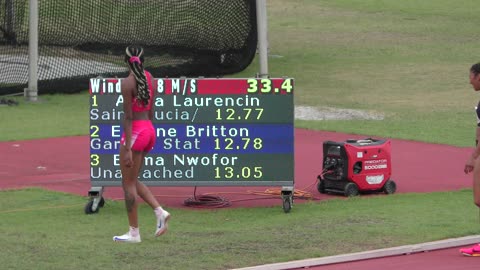 Women's 100m Hurdles Prelims Heat 2 PURE Athletics Global Invitational May 24, 2025