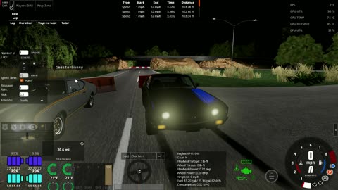 Beamng racing from a dig with good 90s rap and classic rock