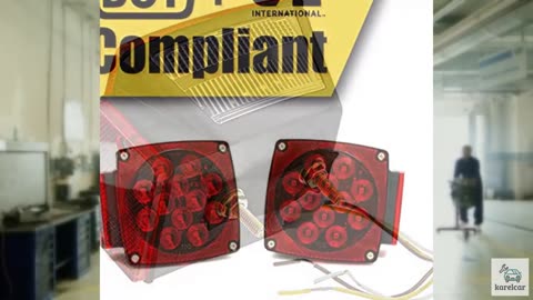MAXXHAUL 70460 12V LED Trailer Tail Lights (Turn/Stop/Signal-Left/Right-DOT Com