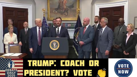 Trump in the White House Locker Room? Coach or Commander-in-Chief? | 2025 Debate Uncensored