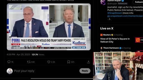 Rand Paul Declares WAR On Trump’s Tariffs _ The Kyle Kulinski Show