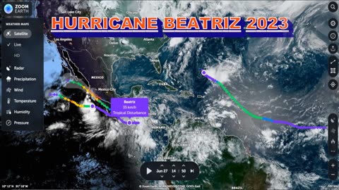 Miran Rubin - Hurricanes Beatriz and Adrian 2023 - Tropical Storm Cindy and Bret 2023