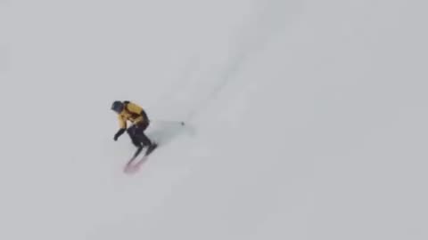 Extreme downhill skiing