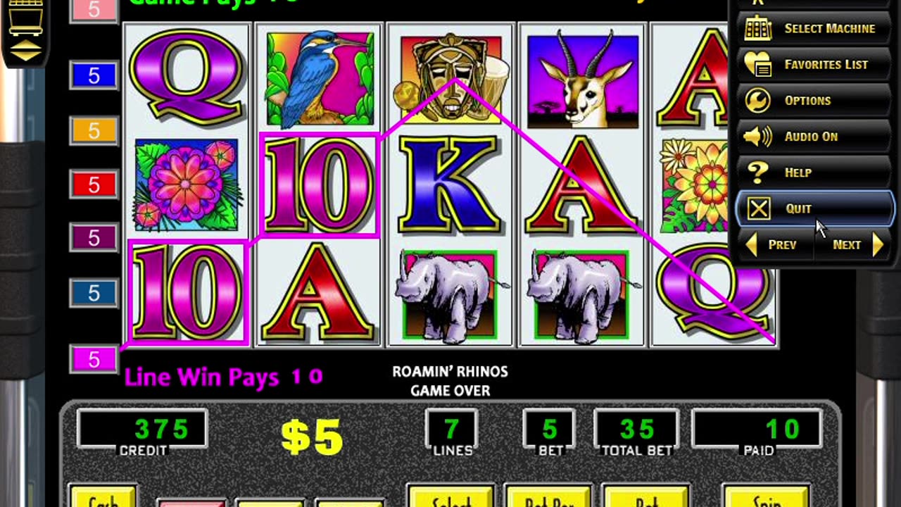 Igt Slots Little Green, Roaming Rhinos