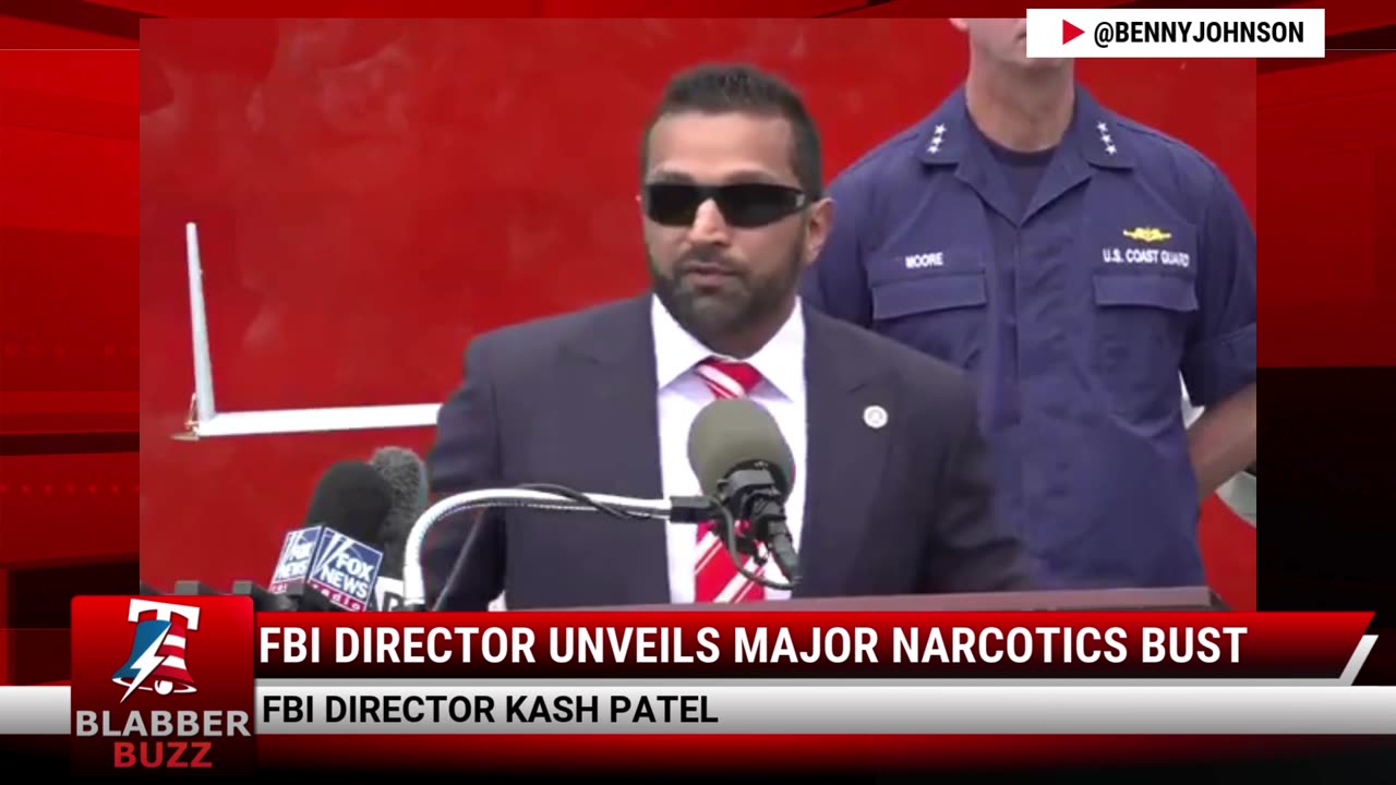FBI Director Unveils Major Narcotics Bust